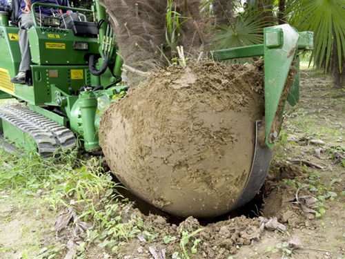 Self-propelled rootballing machine - HZC 38 - Holmac SAS