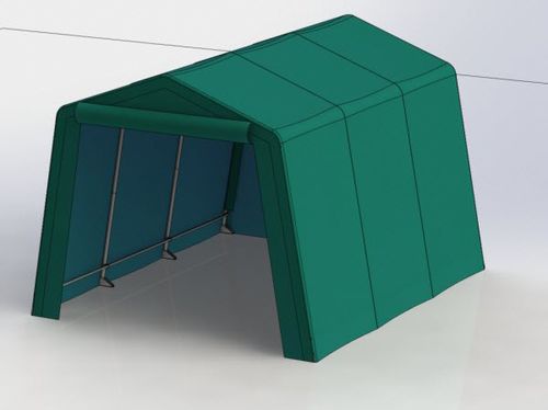 Hay storage building - Stockage agricole - Krosagro - modular / disassemblable / temporary