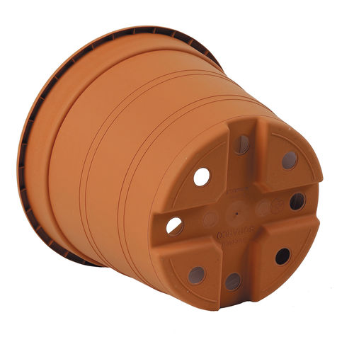 Plastic pot - Tarraco - Soparco - round / terracotta look