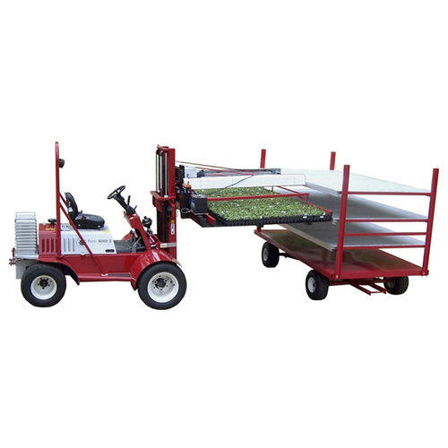 Semi-automatic horticultural handling system - AgriNomix LLC - plant tray