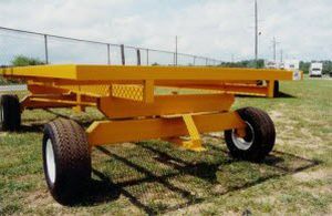 Flatbed trailer - Hostile - Ellis Products Inc Mitchell - 2-axle / agricultural / 7 ton