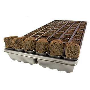 Peat growing medium - FlexiTrays® Series - Grow-Tech LLC - plug / compact / fibrous