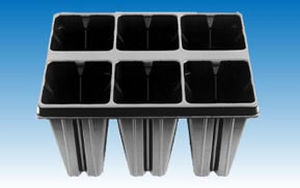 Plastic plug tray - T10QP6T/20 - International Horticultural Technologies LLC - reusable / square