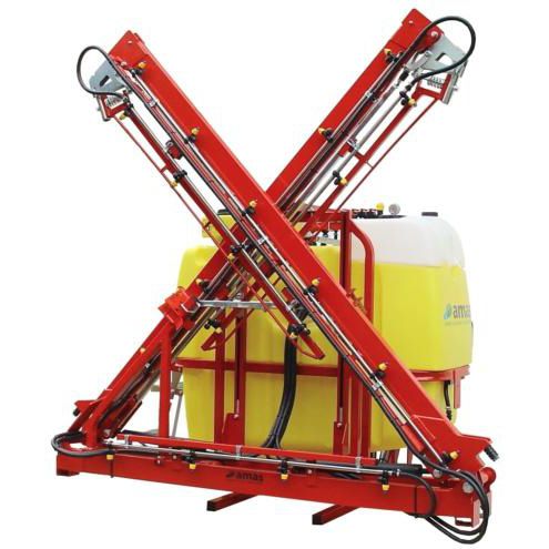 Mounted weed sprayer - EXA-ST - A.M.A.S. Snc di Cecconi Marco & Meri - hydraulic / folding arms / with diaphragm pump