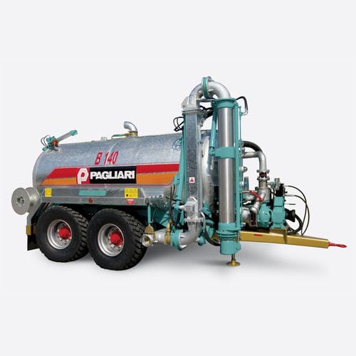 2-axle slurry tanker - B 120 – B 120 – B 160 - AL.PA.CAR Srl - with centrifugal pump / towed
