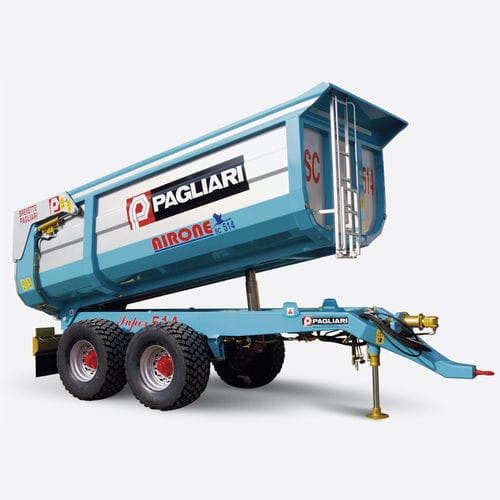 Dump trailer - SC 514 – SC 614 - AL.PA.CAR Srl - tipping / 2-axle / agricultural