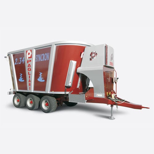 Vertical mixer - THV Syncron - AL.PA.CAR Srl - towed / 2-auger / 3-auger