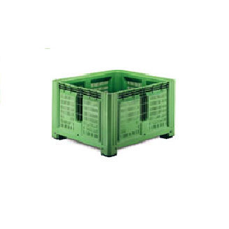 Plastic crate - 1085 F - CAPP-PLAST Srl - perforated / storage / transport