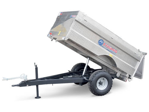 Dump trailer - DRTU  - D'EUSANIO Snc - tipping / single-axle / agricultural