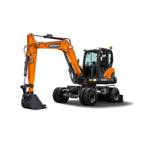 Hydraulic excavator - DX57W-7 - DOOSAN INFRACORE CO. LTD - with blade