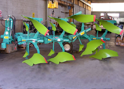 Reversible plow - A NS series - EMMEGIEMME di Mangeri F.lli Srl - mouldboard / mounted / with hydraulic adjustment