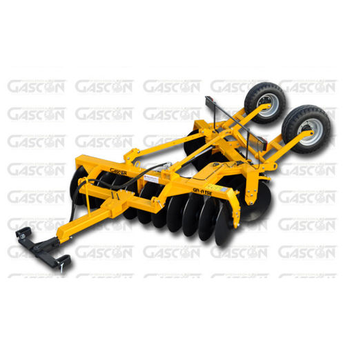 Towed disc harrow - UKKO - GASCON INTERNATIONAL - 2-section / with hydraulic adjustment / with gauge wheels