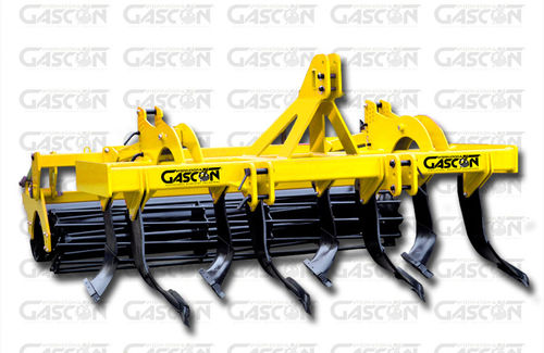 6-shank subsoiler - IRIS - GASCON INTERNATIONAL - 3-point hitch / with roller