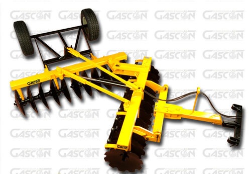 Towed disc harrow - UKKO - GASCON INTERNATIONAL - 2-section / with hydraulic adjustment / with gauge wheels