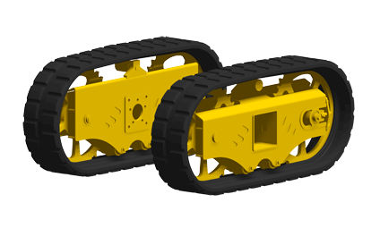 Trailer track - GEMMO GROUP Srl - rubber / steel