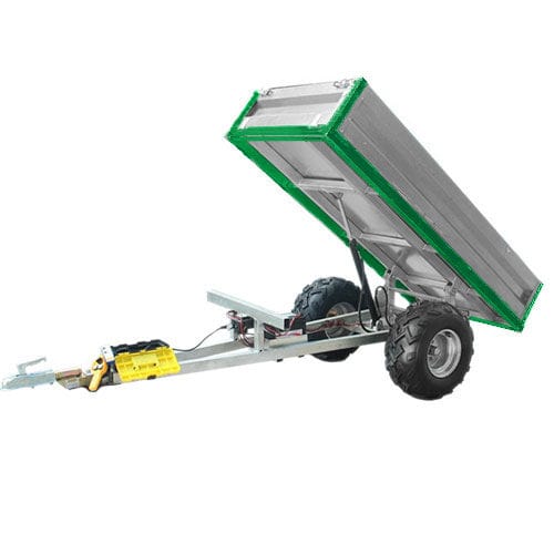 Dump trailer - ATV TR 600 - GEO ITALY Srl - tipping / single-axle / agricultural