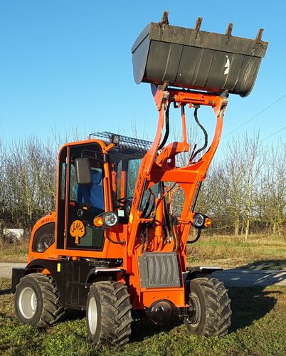 Rubber-tired loader - IS 53 - IESSE Srl - with cab / articulated / mini