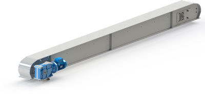 Pot conveyor - TO - Defino Giancaspro - for trays / chain