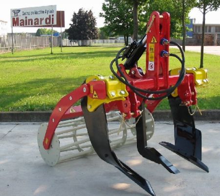 Mounted field cultivator - DSV813 - Mainardi Maintech - with roller / 3-point hitch / rigid tine