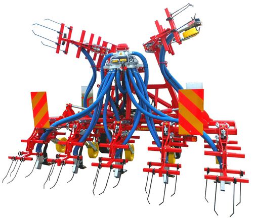 Mounted row crop cultivator - ZC series - Mainardi Maintech - folding