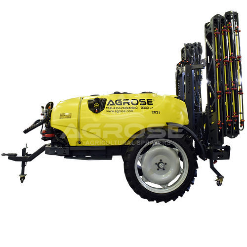 Towed sprayer - CYTFH-U-2000	 - Agrose Agricultural Machinery - hydraulic / folding arms / with piston pump