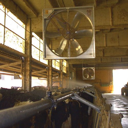 Farm building fan - WETFAN - LA MECCANICA SNC - for air circulation / ceiling