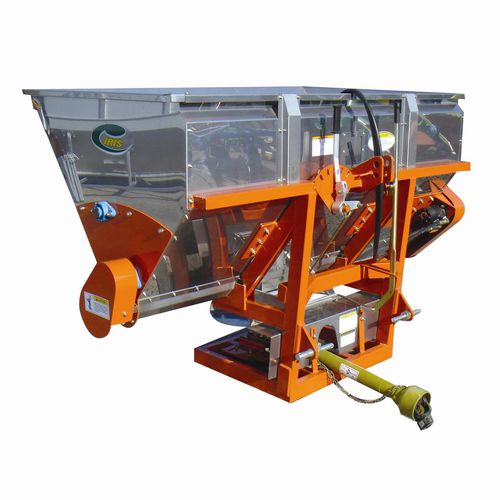 Mounted fertilizer applicator Iris Spreaders Co. multipurpose / lime