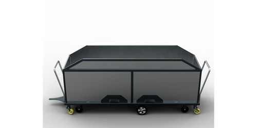 Greenhouse harvest trolley - Maryniaczyk - push