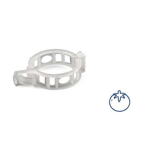 Plastic plant support clip - 300112BI - Simonetti Adamo S.R.L. - for tomatoes / 25 mm