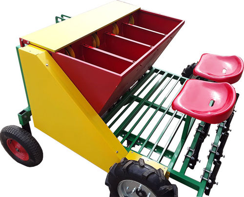 Garlic transplanter - AGRODEALER - automatic / 4-row / towed
