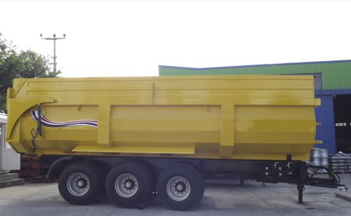Dump trailer - SY18T3D-TRIDEM - Sayginlar Agriculture Machinery Ltd. - 3-axle / agricultural / 18 ton