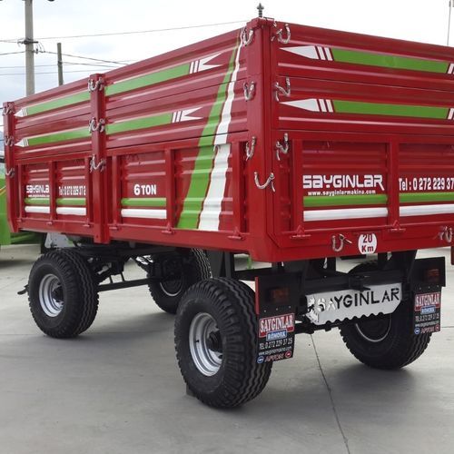 Dump trailer - SY6T2D - Sayginlar Agriculture Machinery Ltd. - 2-axle / agricultural / 6 ton