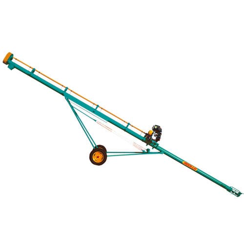 Grain conveyor - TY-ACSE series - ABOLLO AGRICULTUAL MACHINERY CO. - screw / mobile / inclined