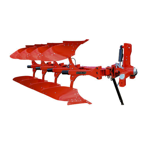 Mouldboard plough - AODP 418 - AKTAŞLAR TARIM MAKİNALARI İMALAT VE TİCARET-RAMAZAN AKTAŞ - mounted / reversible / with hydraulic adjustment