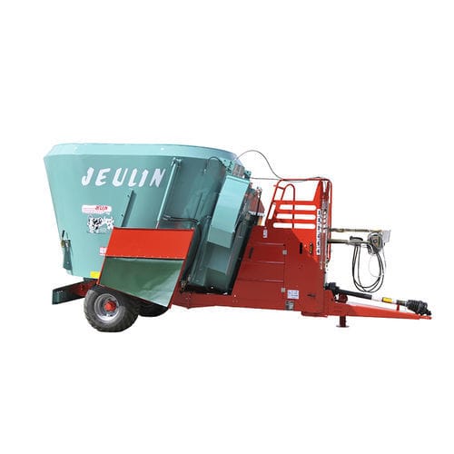 Vertical mixer - BORAMEL Force 2 - JEULIN - towed / 2-auger / single-auger