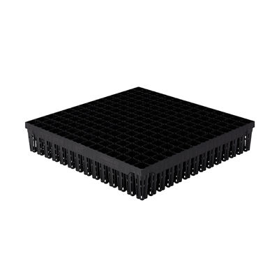 Plastic plug tray - Airblock 196 - BCC AB - reusable / square / deep