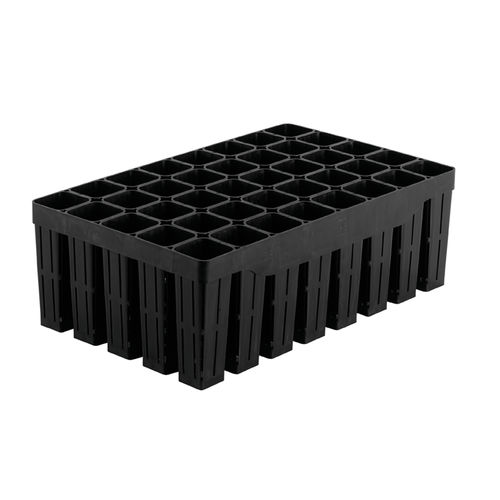 Plastic plug tray - HIKO V-120 SideSlit - BCC AB - reusable