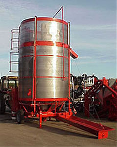 Grain dryer - 1200QF Automatic - Opico Limited - mobile