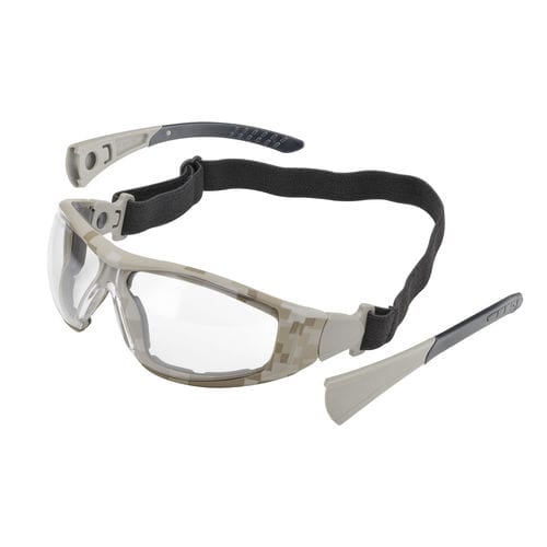 Ballistic safety glasses - GG-45C-AF-DCAMO - ELVEX Corporation - polycarbonate / with replaceable lenses