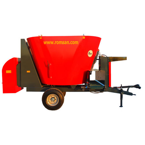 Vertical feed mixer - YK 60 - ROMSAN TARIM SAN. VE DIŞ TİC.A.Ş. - towed / self-unloading