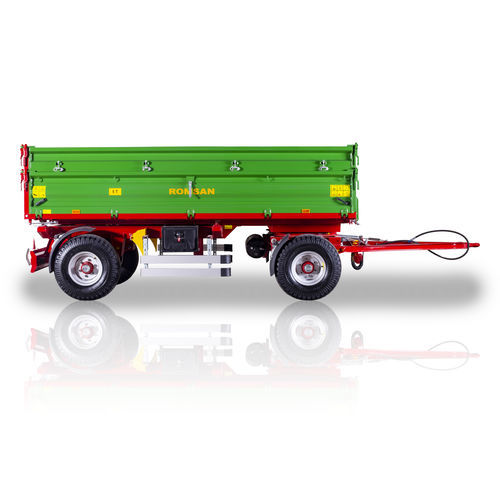Tipping trailer - R50CSGA4P - ROMSAN TARIM SAN. VE DIŞ TİC.A.Ş. - mounted / 2-axle / agricultural