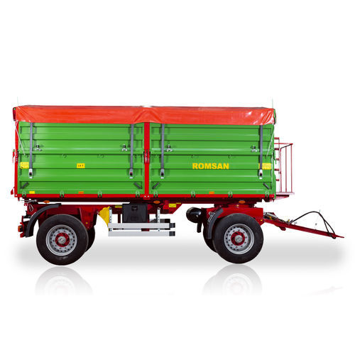Tipping trailer - R140CSGA4P - ROMSAN TARIM SAN. VE DIŞ TİC.A.Ş. - mounted / 2-axle / agricultural