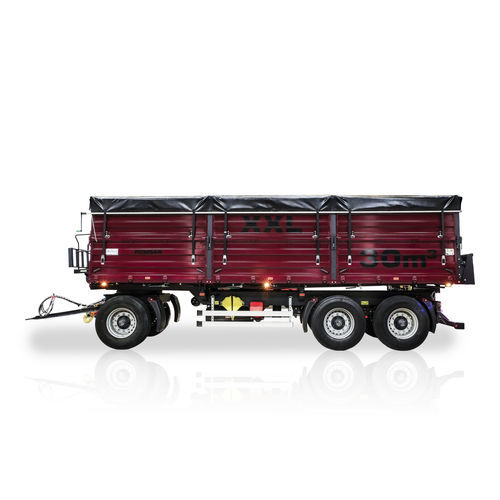 Tipping trailer - R200USGA - ROMSAN TARIM SAN. VE DIŞ TİC.A.Ş. - 3-axle / agricultural / 16 ton