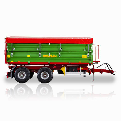 Tipping trailer - R10TASGAP4 - ROMSAN TARIM SAN. VE DIŞ TİC.A.Ş. - mounted / 2-axle / agricultural