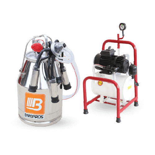 Cow milking machine - 8680640071909/8680640074382 - BARBAROS MOTOR MAKINA SANAYI IC VE DIS TIC LTD STI - electric / stationary