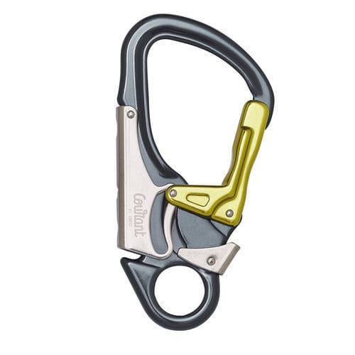 Locking carabiner - SNAPO - Cordes Courant - metal / oval