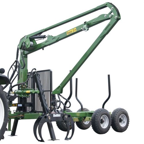 Loader wagon - 21-SV90/GLP57 - Kellfri AB - 2-axle / forestry / 9 tons