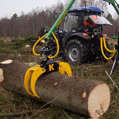 Agricultural log grapple - 21-KG18 - Kellfri AB - for cranes