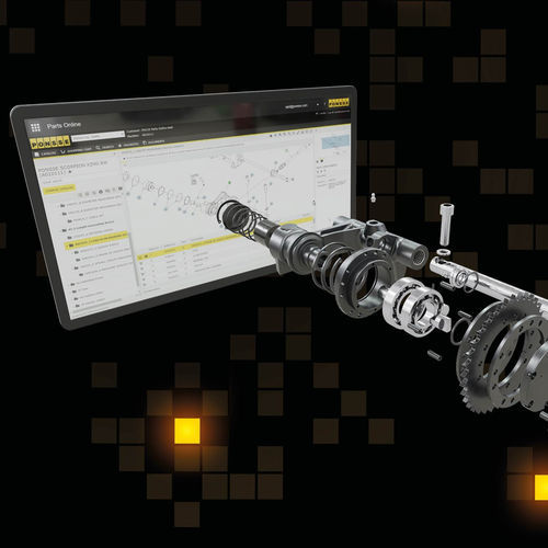 Management software - PARTS ONLINE - Ponsse AB - maintenance / forestry