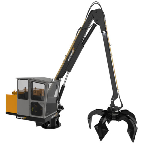 Stationary log loader - ELITE 910 - Rotobec - knuckle boom